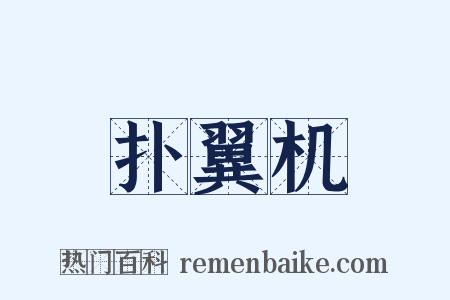 扑翼机是什么意思的图片